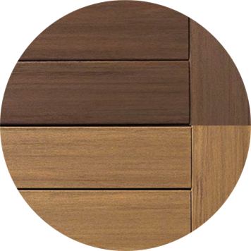 AZEK-English-Walnut-Weathered-Teak-Stack-Swatch TimberTech AZEK Vintage Collection English Walnut Weathered Teak Stack Swatch AZEK Deck Color Combinations