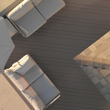 Pinstripe pattern TimberTech AZEK decking