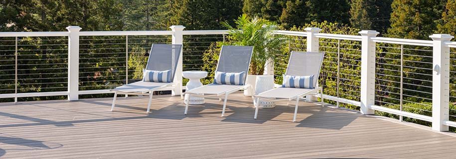 Maintenance for composite decking requires easy cleaning