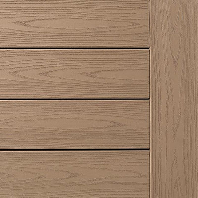 TimberTech Advanced PVC Harvest Collection Brownstone Decking Display Swatch