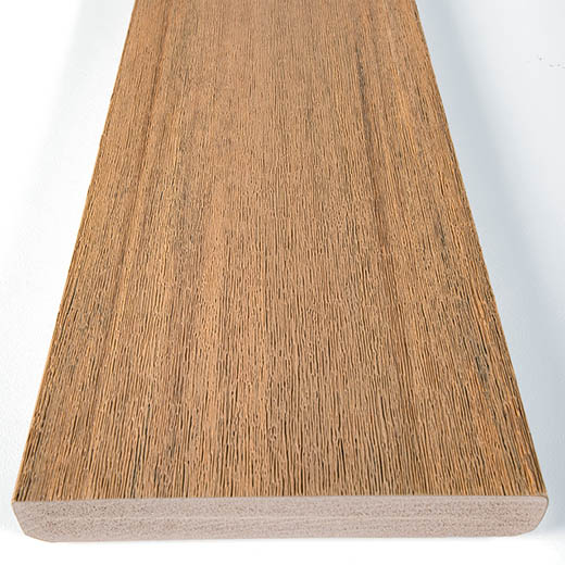 A type of composite decking material is synthetic deck material like capped polymer