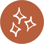 Illustration of 3 grouped sparkles.