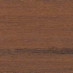 Close up decking board swatch of Mahogany from the Advanced PVC product line