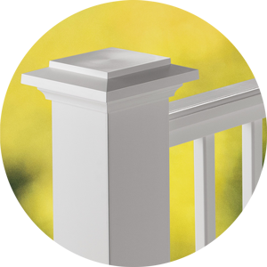 Classic Composite Series in Matte White Premier Rail