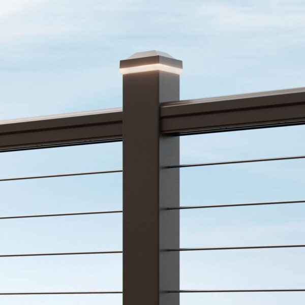 TimberTech Metal Impression Rail Express Dark Bronze Classic Railing Product Image