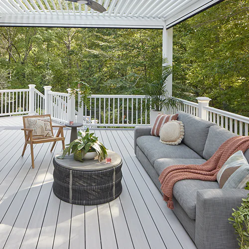 Try to match your deck to the style of your home