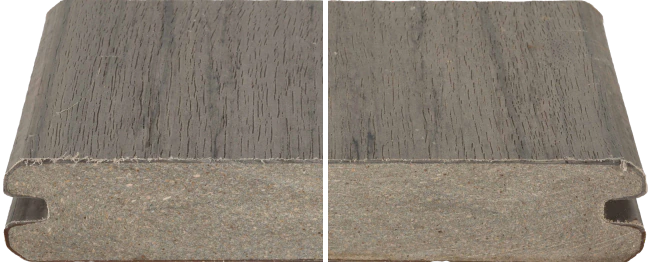 After a 30 day moisture-contact test TimberTech's Composite decking shows no signs of rotting