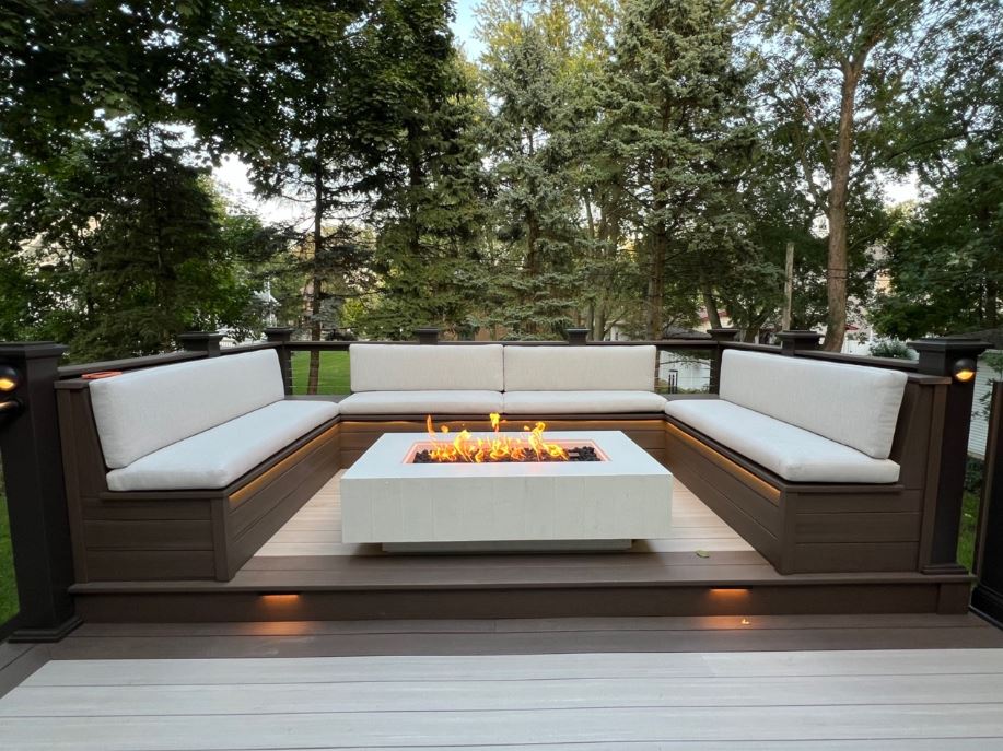 Boardwalk and American Walnut from the Landmark Collection