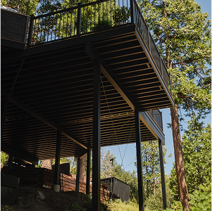 TimberTech Aluminum Framing provides a study substructure for your deck
