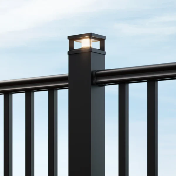 Close up shot of Advantage Rail in Matte Black