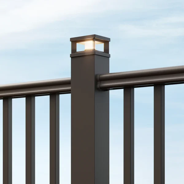 Close up shot of Advantage Rail in Matte Espresso